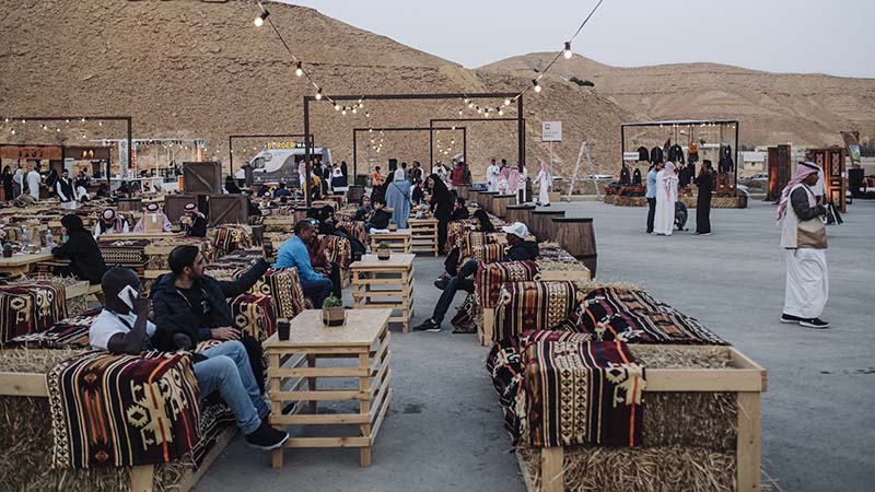 Art, music and food at Saudi horse festival