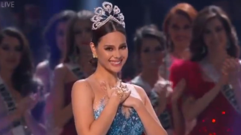 Watch: Catriona Gray's final message as Miss Universe 2018