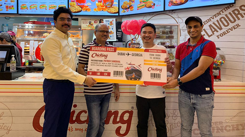 Filipino in Dubai wins Chicking Trip to Georgia
