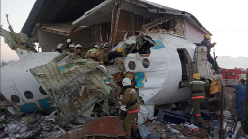 Plane crashes into Kazakhstan house, 12 killed