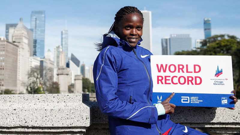 Marathon record holder Brigid Kosgei to compete in Ras Al Khaimah