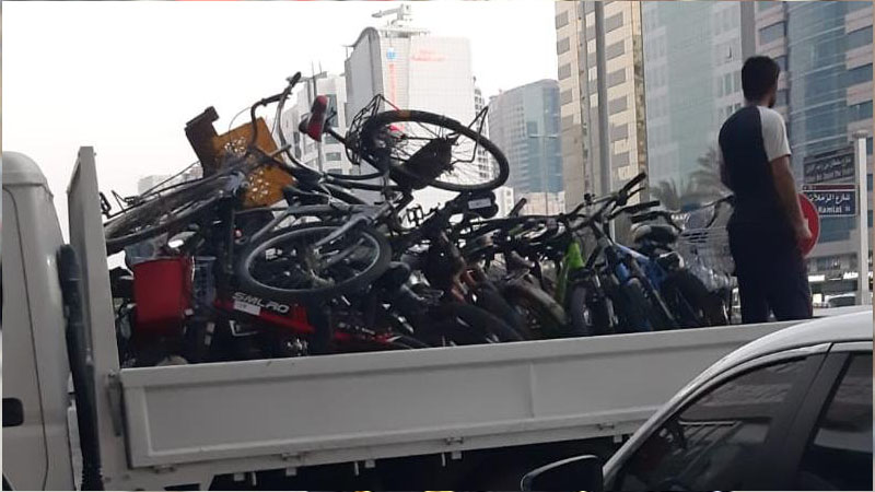 Abu Dhabi confiscates 965 bicycles, electric bikes for obstructing public spaces