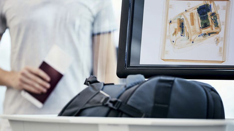 Airport bag inspection