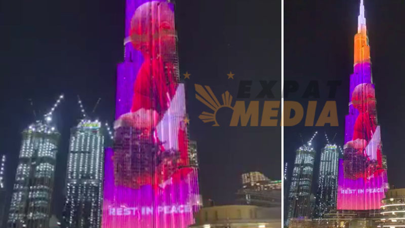 Burj Khalifa shows Kobe Bryant tribute