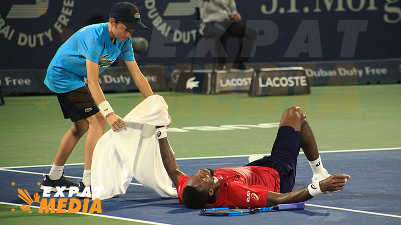 Gael Monfils bows to Novak Djokovic in Dubai tennis semis
