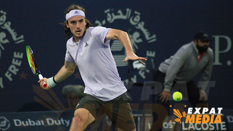 Stefanos Tsitsipas beats Daniel Evans in Dubai tennis