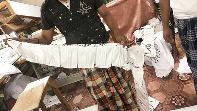 2 Ajman factories of fake masks shut down