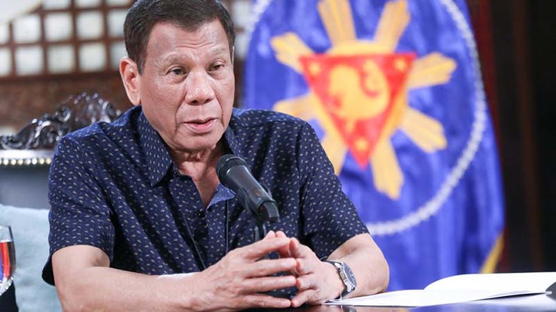Philippine President Rodrigo Duterte. PRESIDENTIAL COMMUNICATIONS
