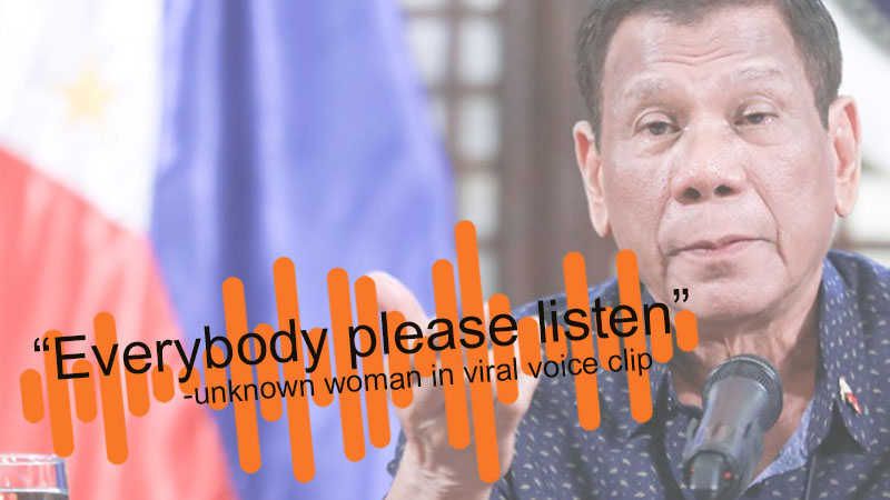 Viral voice clip claiming Philippine martial law or total lockdown not true, says PNP