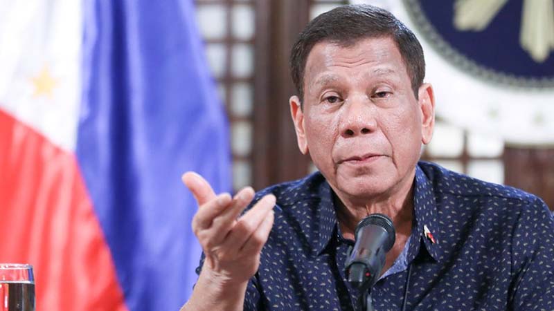 Philippine President Rodrigo Duterte. PRESIDENTIAL COMMUNICATIONS