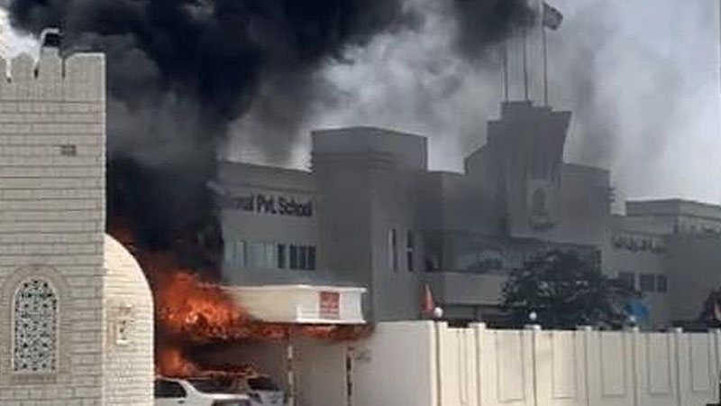 Firefighters save Sharjah mosque and school from car fire