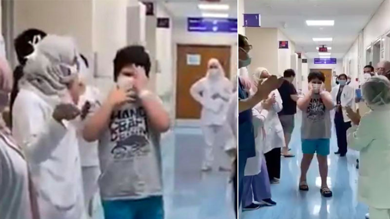 WATCH: UAE’s youngest Covid-19 patient and Filipino family recovers
