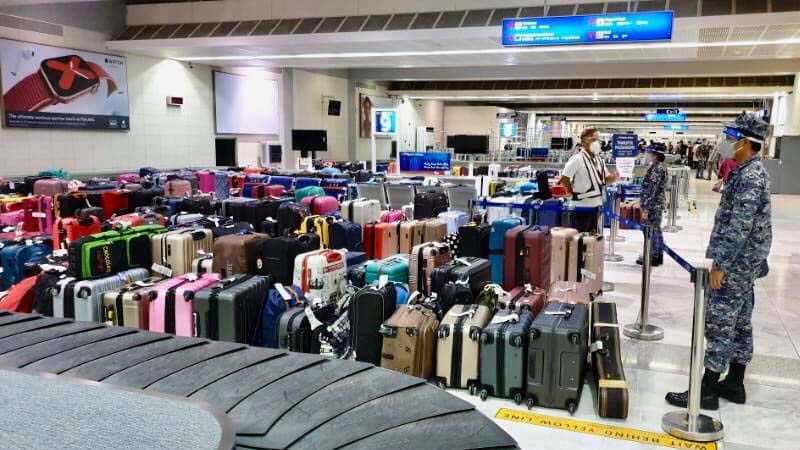 At the Ninoy Aquino International Airport in Manila, Philippines. DEPARTMENT OF TRANSPORT