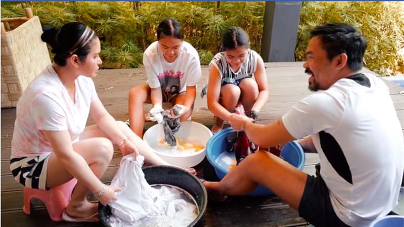 Laundry day with Manny Pacquiao: 8 things we learned