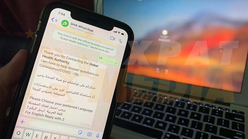 Got Covid-19 questions? WhatsApp Dubai Health Authority