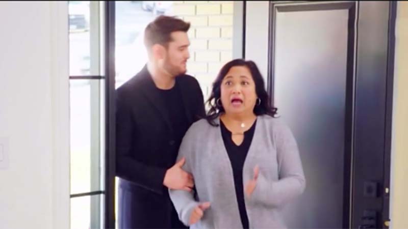 Michael Bublé with Minette.