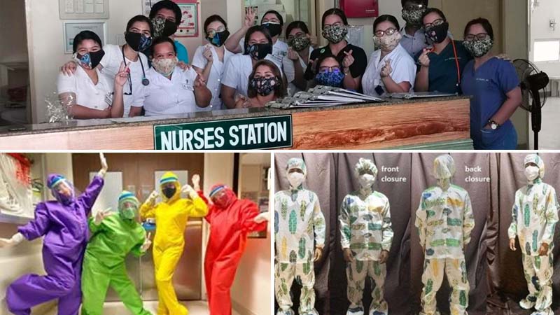 Filipinos create the coolest PPE for frontliners to fight Covid-19 with style