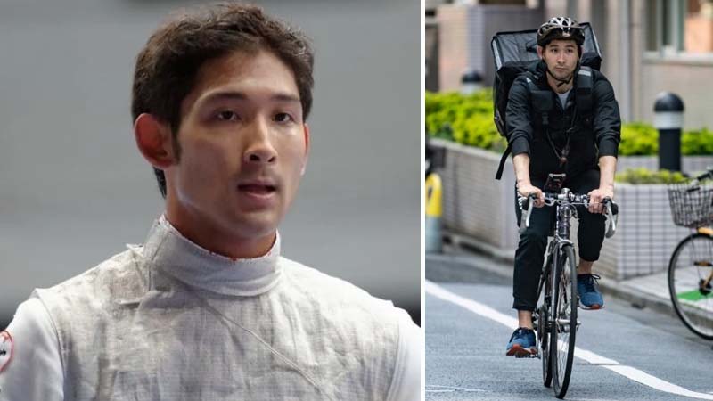 Fencer becomes Uber Eats deliveryman after Olympics is postponed