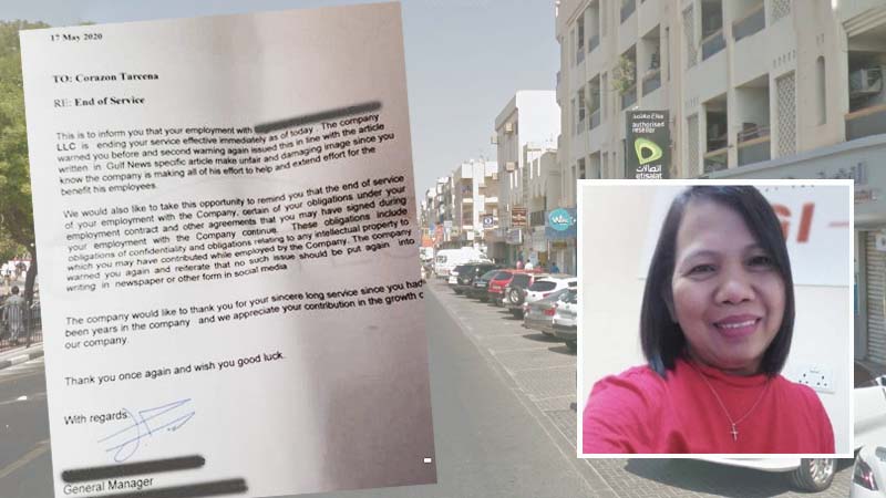 Filipina in Dubai loses job after asking UAE newspaper for help