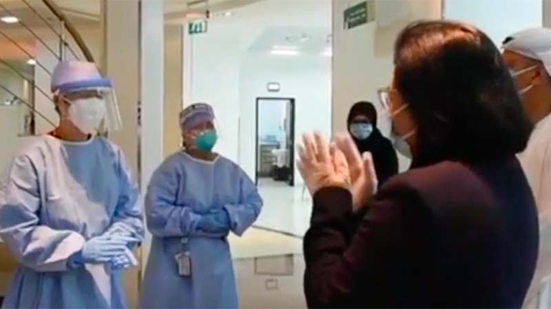 Applause for Filipino frontliners at UAE’s largest Covid-19 test centre