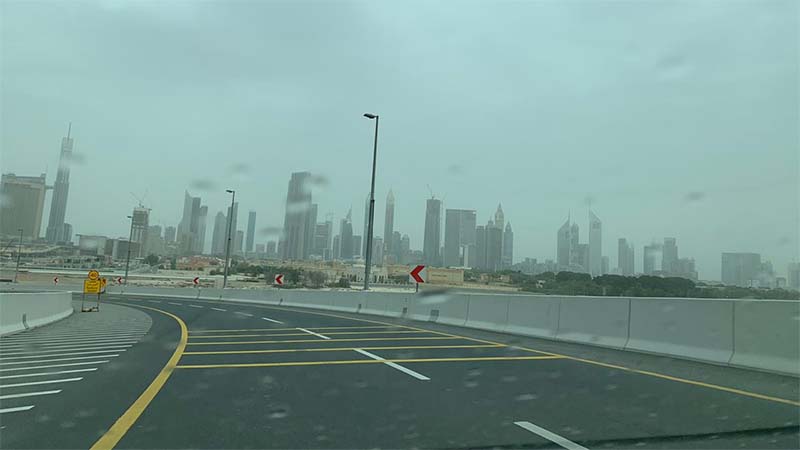 Rain in Dubai. EXPAT MEDIA