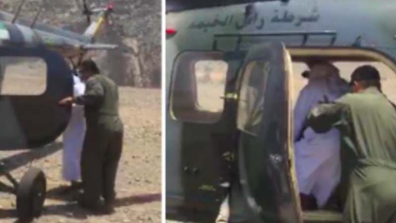 Emirati who sent SOS from mountain top home rescued
