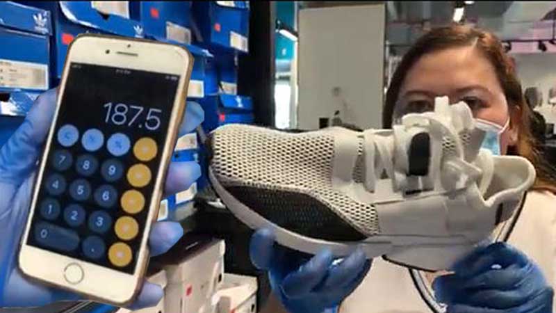 Dh600 shoes for Dh187.50 at Adidas outlet in Dubai