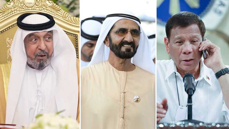 UAE leaders greet Philippine president on Independence Day