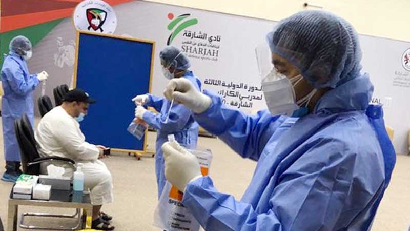 Sharjah conducts Covid-19 testings on vendors, employees