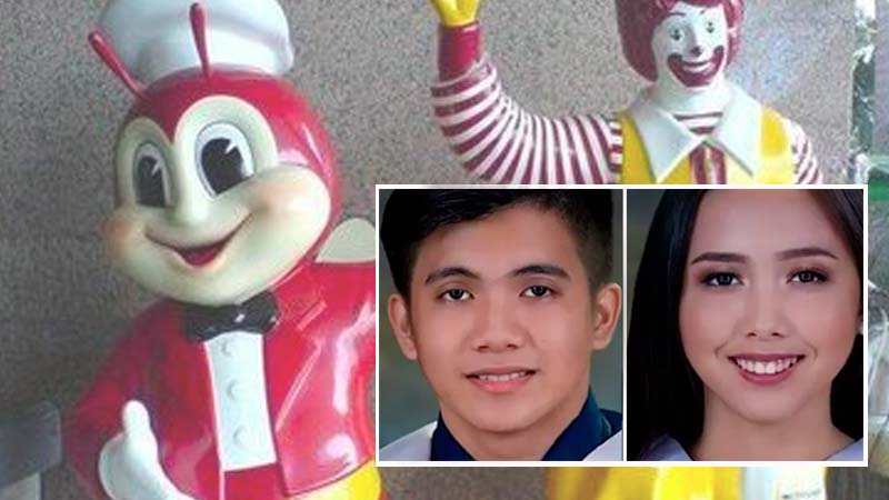 Filipino twins Jollibee and McDonald spark viral photos