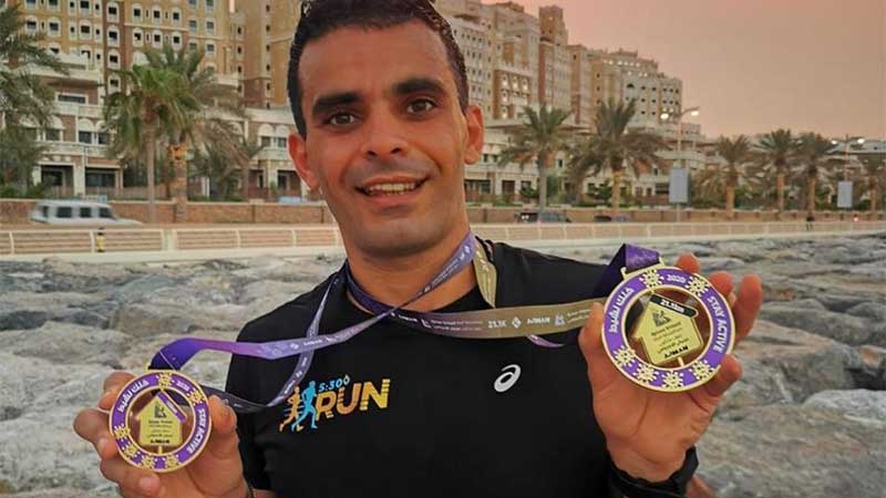 400 join Ajman virtual half marathon