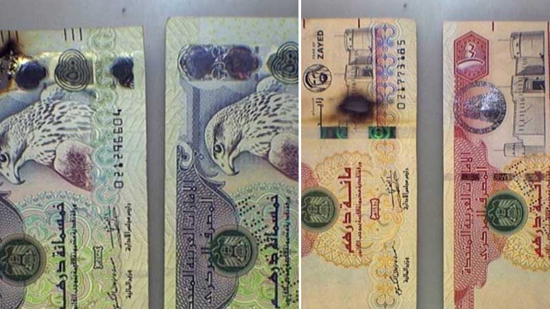 Dubai Police issues warning after man disinfects dirhams in microwave, ends up burning bills