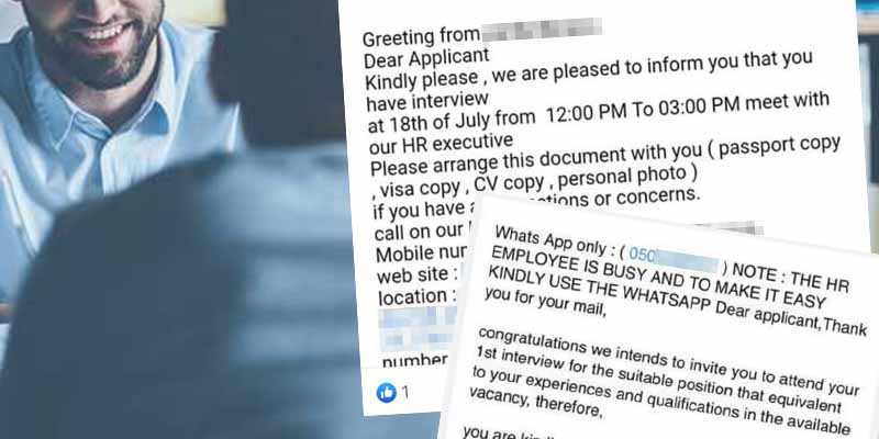 How to spot a fake job interview in UAE