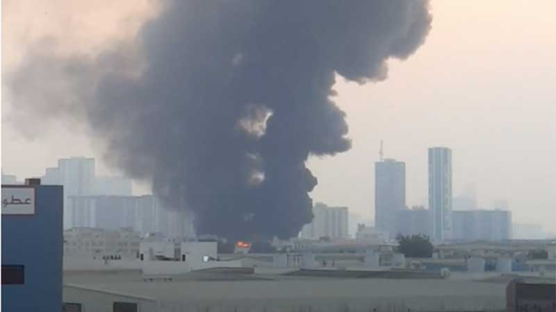 Fire breaks out in Ajman souq, hospital evacuated