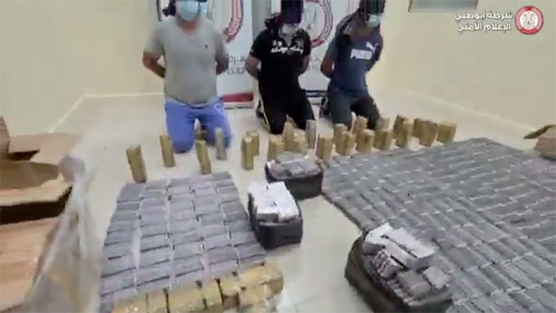 Abu Dhabi drug bust: 7 nabbed, 1.2 million narcotic pills seized