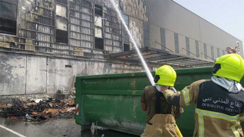 Fire erupts at Dubai Duty Free warehouse