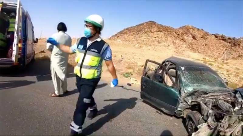 Video: Expat injured in Ajman car crash rescued