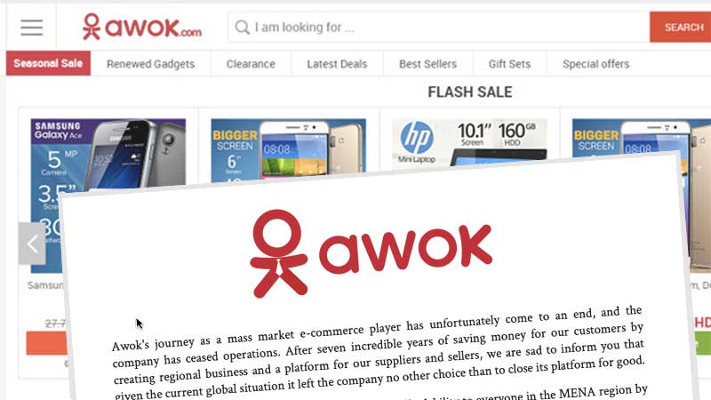 Awok home of Dh1 deals in UAE shuts down
