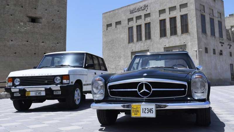 Get new Dubai classic car number plates starting November