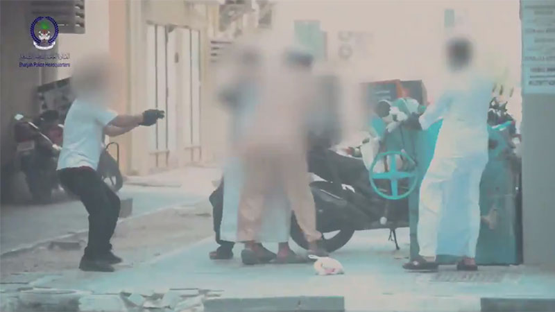 Sharjah villa used as drug factory raided, 58 arrested