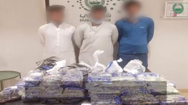 3 arrested for 33kg crystal meth in Dubai, Sharjah