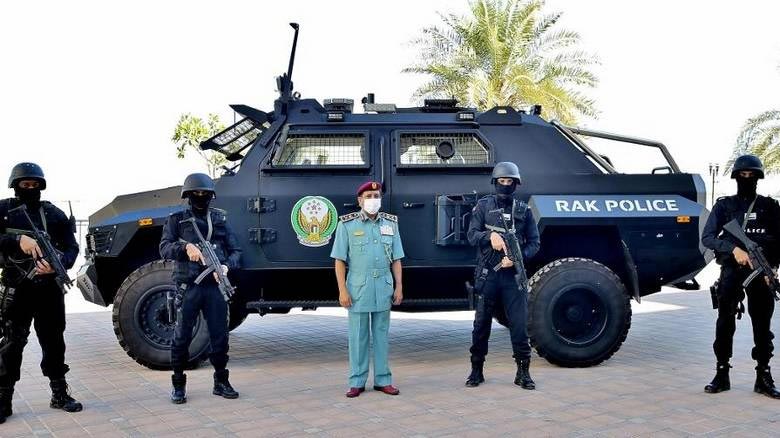 New armored vehicle in Ras Al Khaimah Police fleet