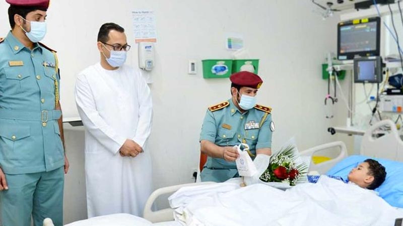 Arab boy survives fall from Sharjah building