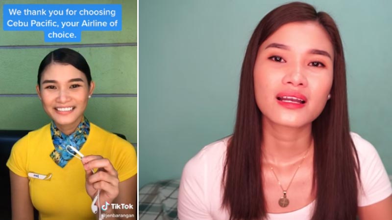 Cebu Pacific flight stewardess behind viral Tiktok trend loses job