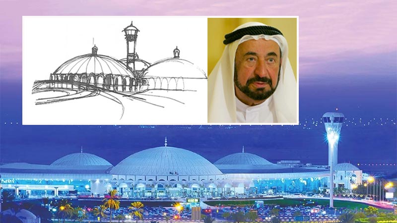 Sharjah ruler sketched what iconic airport should look like