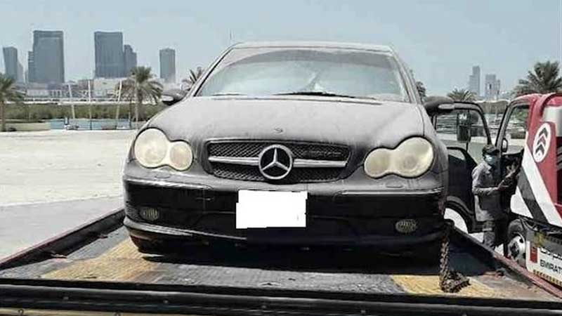 Abandoned cars seized in Abu Dhabi, 66 motorists fined