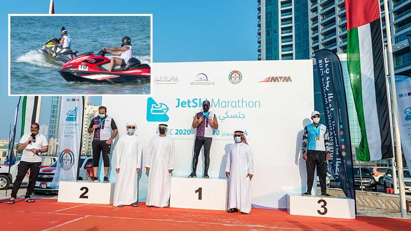 Sheikh Abdulaziz wins Ajman Jet Ski Marathon
