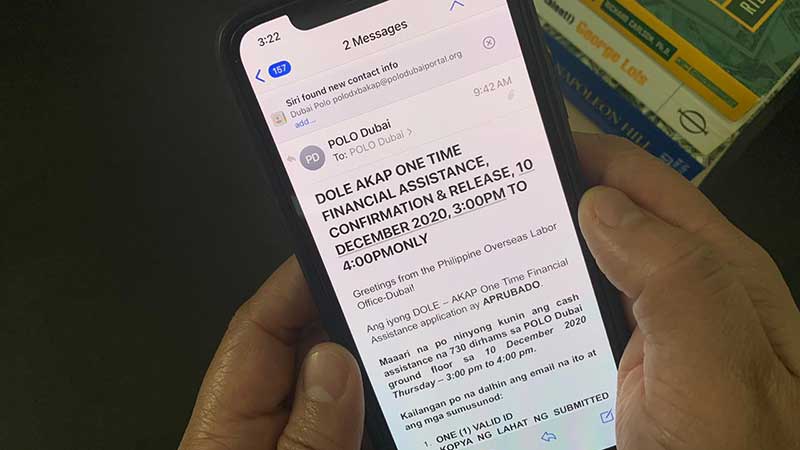 Dh730 cash aid for Filipinos in UAE continues in December