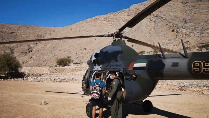 2 injured tourists rescued in Ras Al Khaimah mountain