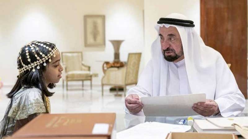 Sharjah ruler grants Emirati girl’s wish